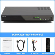 Load image into Gallery viewer, Lightweight Blu-Ray Player with USB Input &amp; Dolby Surround Sound - Black
