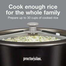 Load image into Gallery viewer, Versatile 30 Cup Rice Cooker with Steamer Basket - Dishwasher Safe &amp; Convenient