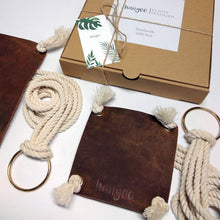 Load image into Gallery viewer, Versatile Hanging Planters: 2PCS Genuine Leather Holders for Indoor Plants