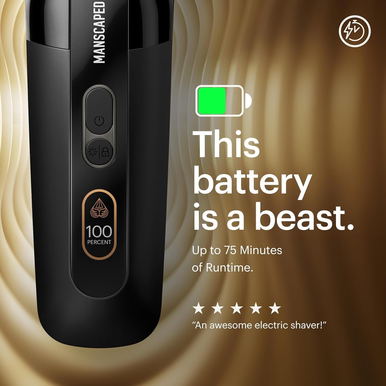 USB-C Rechargeable Men's Electric Foil Shaver with Smart Stubble Trimmer