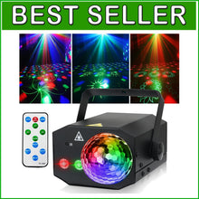Load image into Gallery viewer, Remote-Controlled Disco Ball Lights - Sound Activated for Parties &amp; Christmas