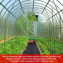 Load image into Gallery viewer, 6.5ft Wide Geotextile Weed Control Fabric - Durable, Easy Install Landscape Mat
