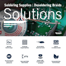 Load image into Gallery viewer, Effortless Solder Removal Super Wick Desoldering Braid - 50' Length, 0.075
