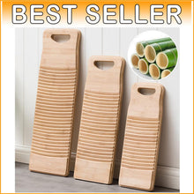 Load image into Gallery viewer, Vintage Bamboo Laundry Board - Eco-Friendly Hand-Washing Solution (Large Size)