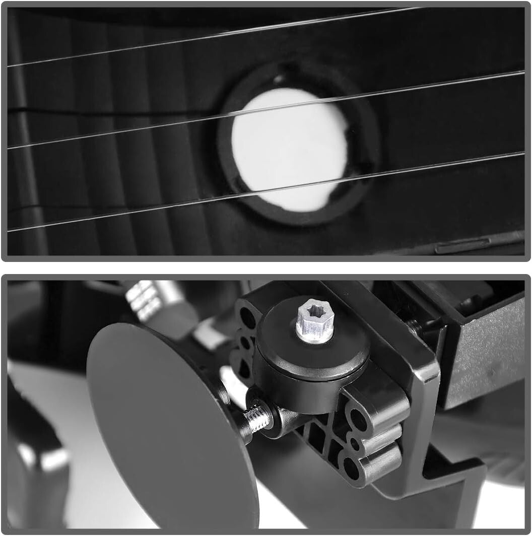 Direct Fit Headlight Assembly for 1994-1999 Chevy C/K & Tahoe - Black Housing