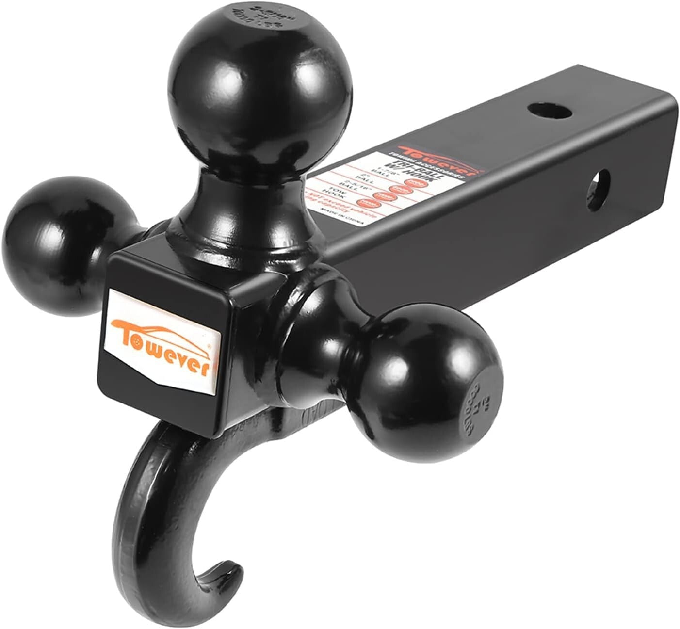 Class 3/4 Trailer Hitch with 2-Inch Ball & Hook - Versatile Towing Solution
