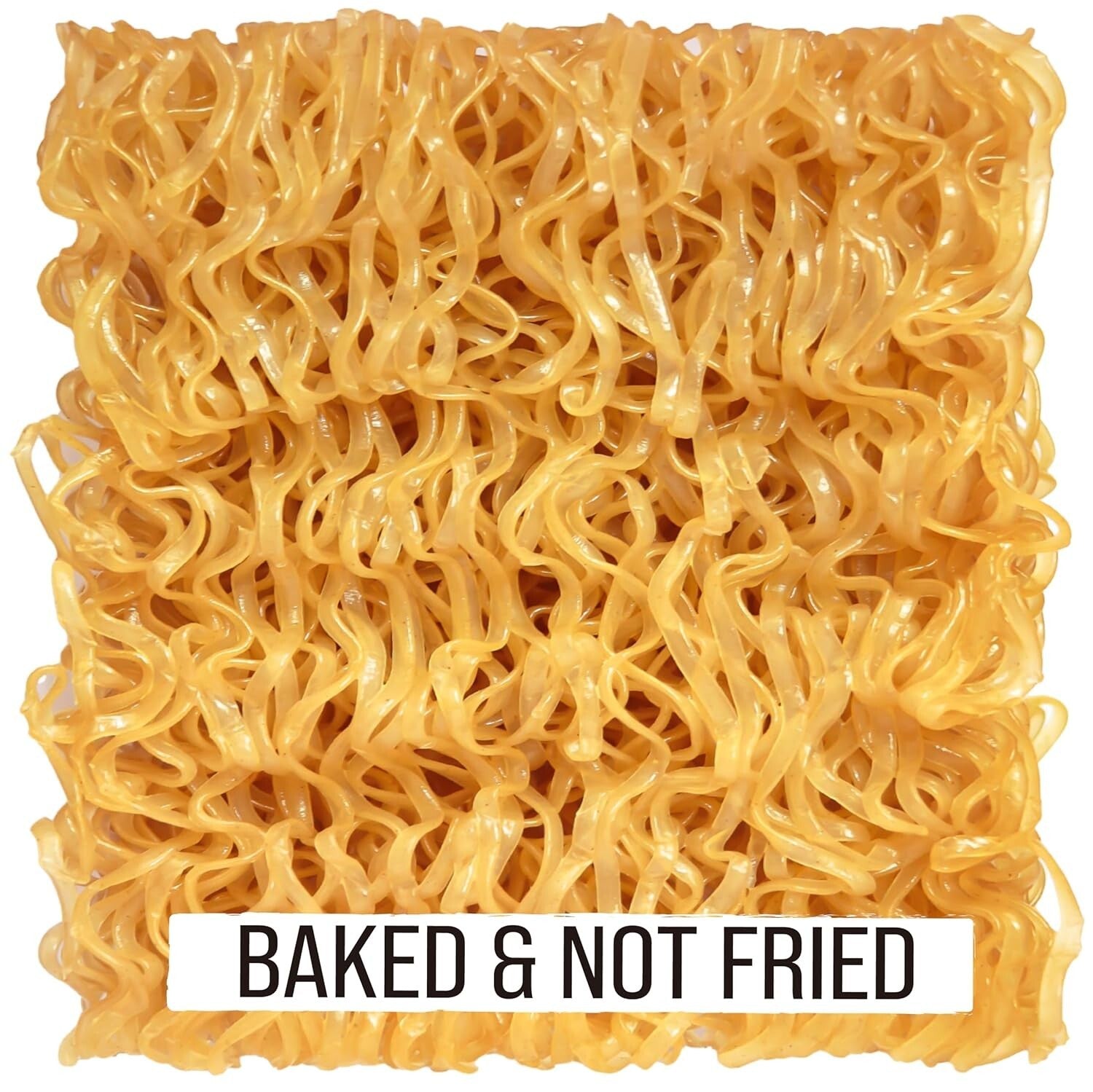 Gluten-Free Ramen Noodles Bulk Pack - 48 Plain Brown Rice Noodles, Low Sodium