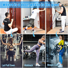 Load image into Gallery viewer, Easy No-Drill Door Anchor Strap Set - Complete Resistance Band Training Kit