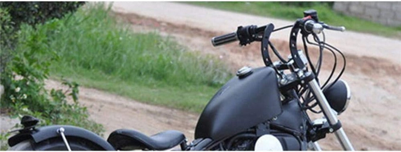 Universal 22mm Z Bars for Softail, Dyna & Sportster - Premium Black Finish