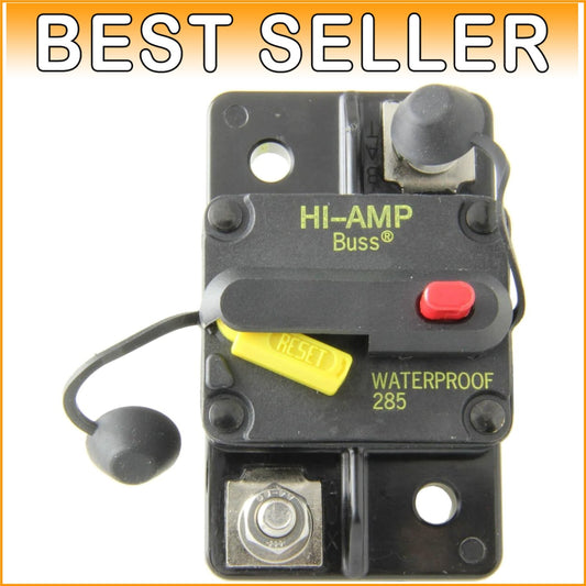 Lightweight 150 Amp Circuit Breaker for Surface Mount - Dimensions: 3.7x1x0.9 in