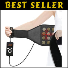 Load image into Gallery viewer, Far Infrared Vibrating Heating Pad - Custom Massage for Lower Back Pain Relief