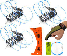 Load image into Gallery viewer, Compact and Portable Crab Trap Set with 6 Loops for Unforgettable Fishing
