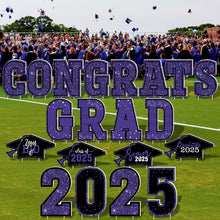 Load image into Gallery viewer, Inspirational Graduation Yard Signs - 20 PCS, Perfect for Class of 2025 Parties