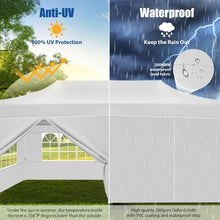 Load image into Gallery viewer, Versatile 10x20 Event Canopy with 6 Removable Sidewalls - Perfect for Parties