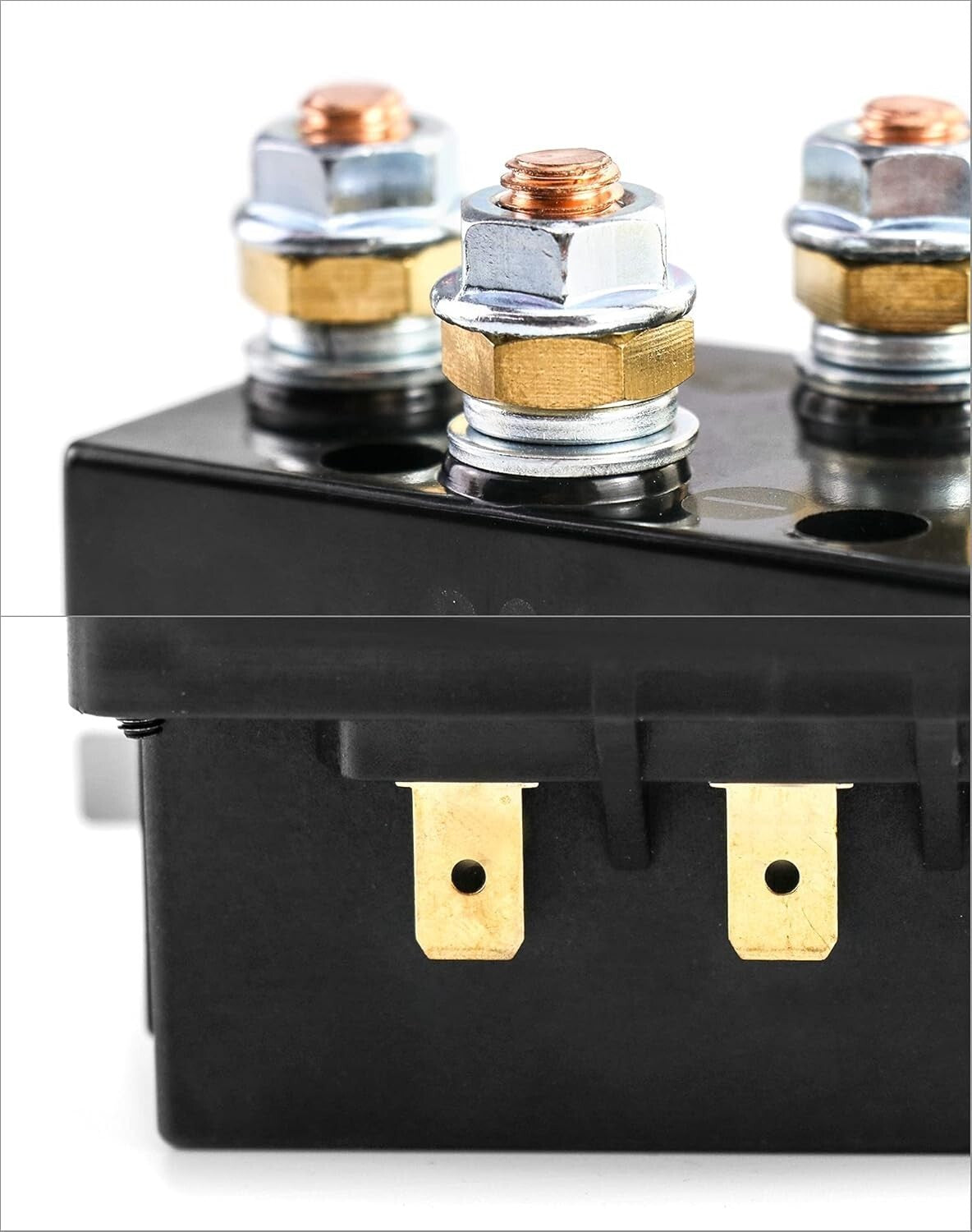 2-Pack 12V 500A Weather-Resistant Winch Relay Solenoids for ATVs and More