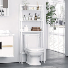 Load image into Gallery viewer, Maximize Space with our Stylish 3-Tier Over Toilet Bathroom Organizer Rack