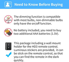 Load image into Gallery viewer, Universal 3-Speed Ceiling Fan Remote Control Kit with Thermostatic Feature