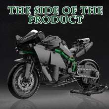 Load image into Gallery viewer, Engaging Kawasaki Motorcycle Building Kit - 888 Pieces for Family Fun &amp; Learning