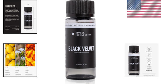 Black Velvet Aromatherapy Diffuser Oil - Zesty Citrus & Floral Rose 50ML