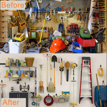 Load image into Gallery viewer, Industrial Garage Hooks Set - 24 Versatile Storage Solutions for Tools and Bikes