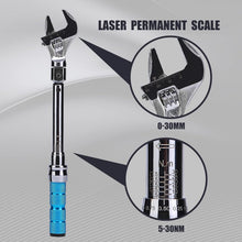 Load image into Gallery viewer, Adjustable 5-30 Nm Click Torque Wrench with Interchangeable Heads - HVAC &amp; Auto