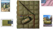 Load image into Gallery viewer, Puffy Packable Down Camping Blanket - Lightweight &amp; Water-Resistant Comfort