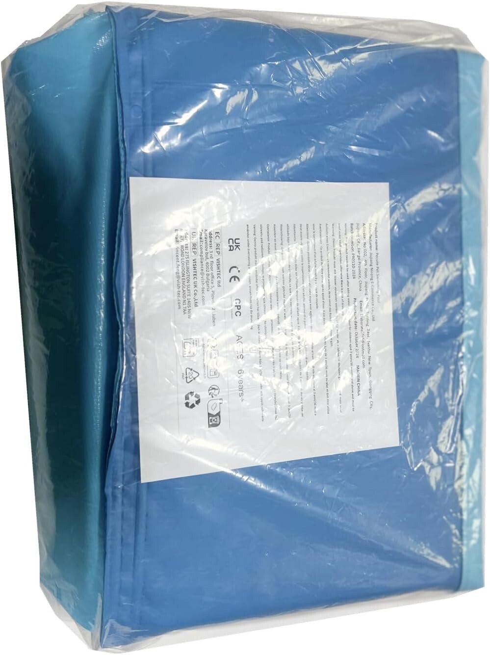 Extra-Large Foldable Dog Pool with Sprinkler - Portable Splash Wading Fun!