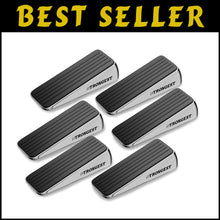 Load image into Gallery viewer, Modern Heavy-Duty Door Stop Set - Zinc Construction &amp; Wall Protectors Included