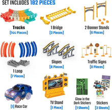 Load image into Gallery viewer, Exciting 85ft Light-Up Race Track Set for Boys and Girls - Safe Fun for Toddlers