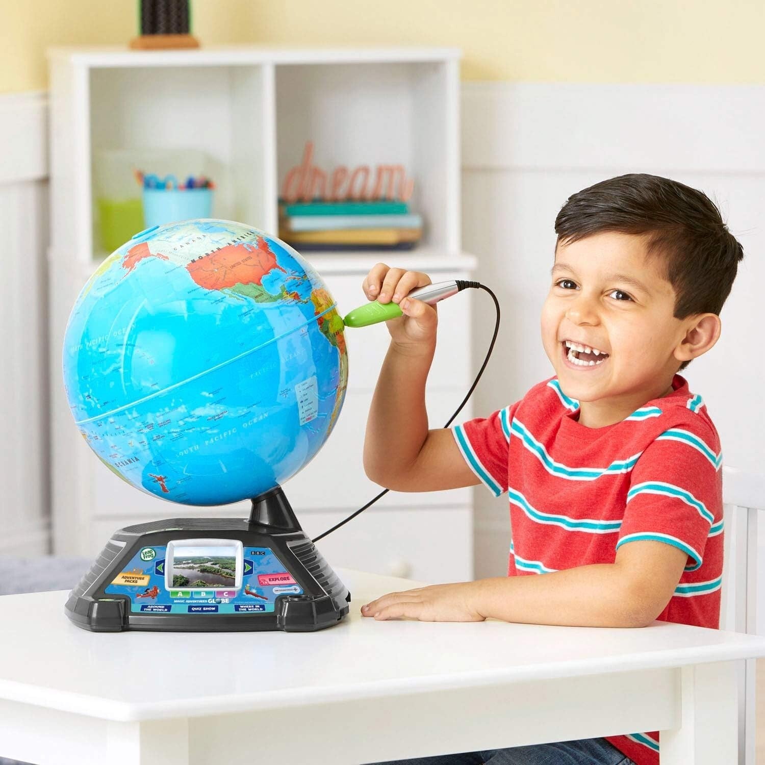 Frustration-Free 10" Kids Globe with Stylus & 5+ Hours of BBC Learning Videos