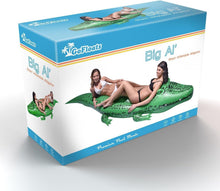 Load image into Gallery viewer, Over 11 Ft Premium Quality Inflatable Alligator - Perfect for Pool Parties