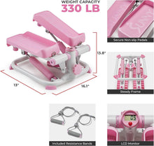 Load image into Gallery viewer, Full-Body Cardio Machine with Resistance Bands &amp; SunnyFit App Connection