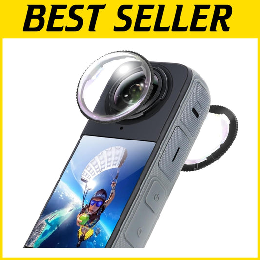 Insta360 X4 Premium Lens Guards - 9H Tempered Glass Scratch-Resistant Protectors