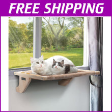 Load image into Gallery viewer, Space-Saving Cat Window Perch with Easy Assembly and Scratch-Resistant Pads