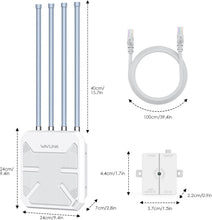 Load image into Gallery viewer, Durable AX3000 Outdoor WiFi 6 Extender - Seamless Roaming &amp; Mesh Compatibility
