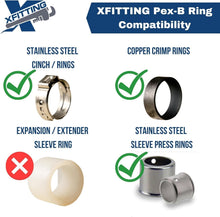 Load image into Gallery viewer, 20-Pack 1/2" PEX Brass Ball Valves Hot &amp; Cold for Reliable Plumbing Solutions