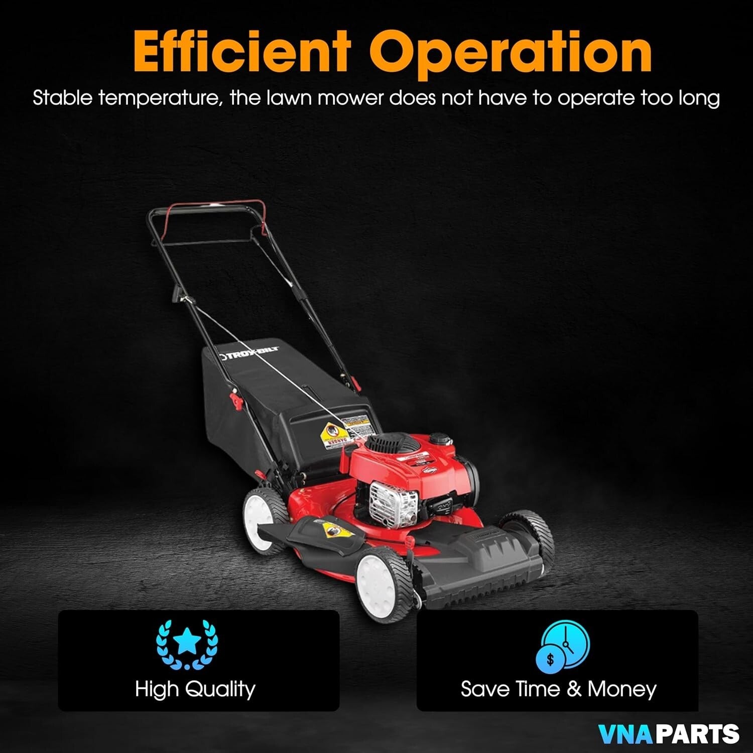 2x Durable 8-Inch Front Wheel Set for Troy-Bilt Lawn Mowers - Aftermarket Part