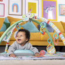 Load image into Gallery viewer, Interactive Jungle-Themed Baby Play Gym Converts to a Ball Pit - 5 Ways to Play