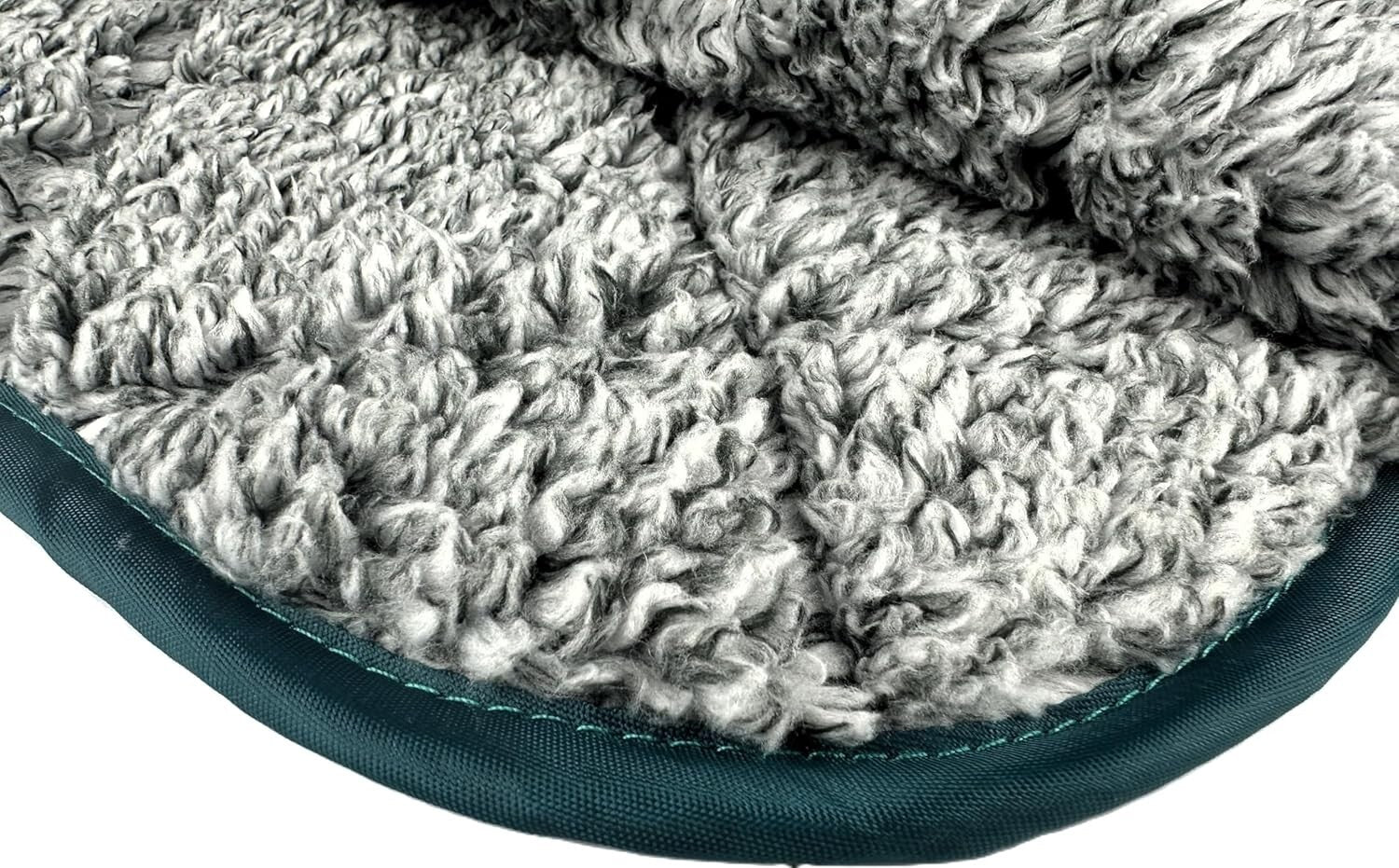 Luxury Teal Quilted Fleece Blanket - Waterproof & Essential for Outdoor Events