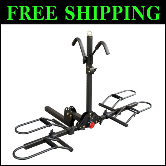 Premium 2-Bike Carrier for Trucks & SUVs - 200lb Capacity with Tilt Feature