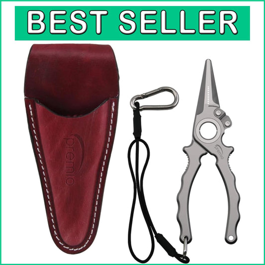 Durable 6.5" Titanium Fishing Pliers: Perfect for Inshore & Nearshore Adventures