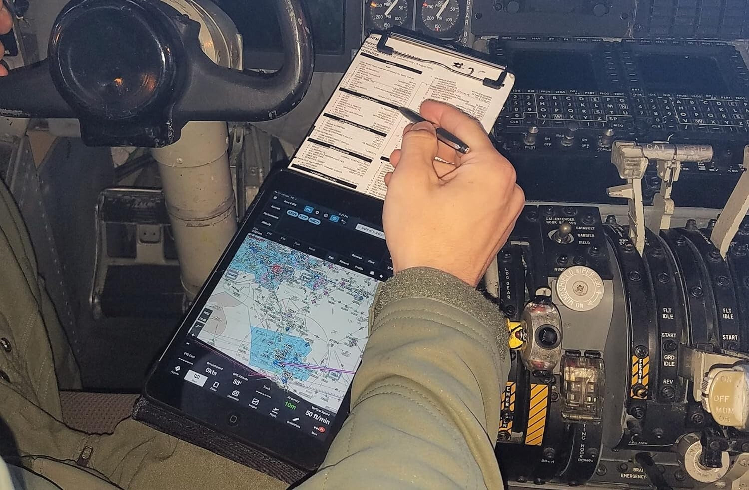 Force Protector Gear Mini - Tactical Tablet Holder for Pilots - One Size, Black