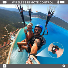 Load image into Gallery viewer, Stabilized 4K Action Camera with Wi-Fi &amp; 64GB Card - Perfect for Thrill Seekers