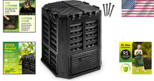 Load image into Gallery viewer, Lightweight 360L Compost Bin with Aeration Design – Easy Assembly &amp; Secure Lid