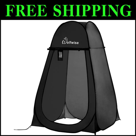 Spacious Pop-Up Changing Tent: Water-Repellent Privacy Shelter for Outdoors