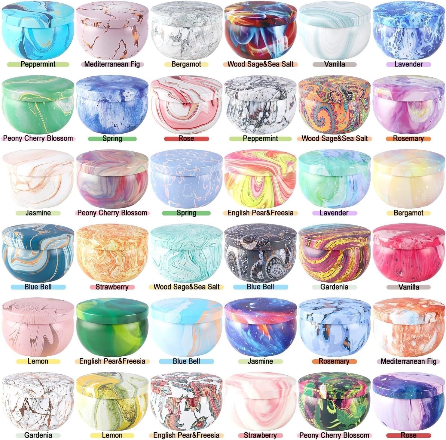 Elegant 36-Pack of Aromatherapy Candles - Stress Relief & Home Fragrance