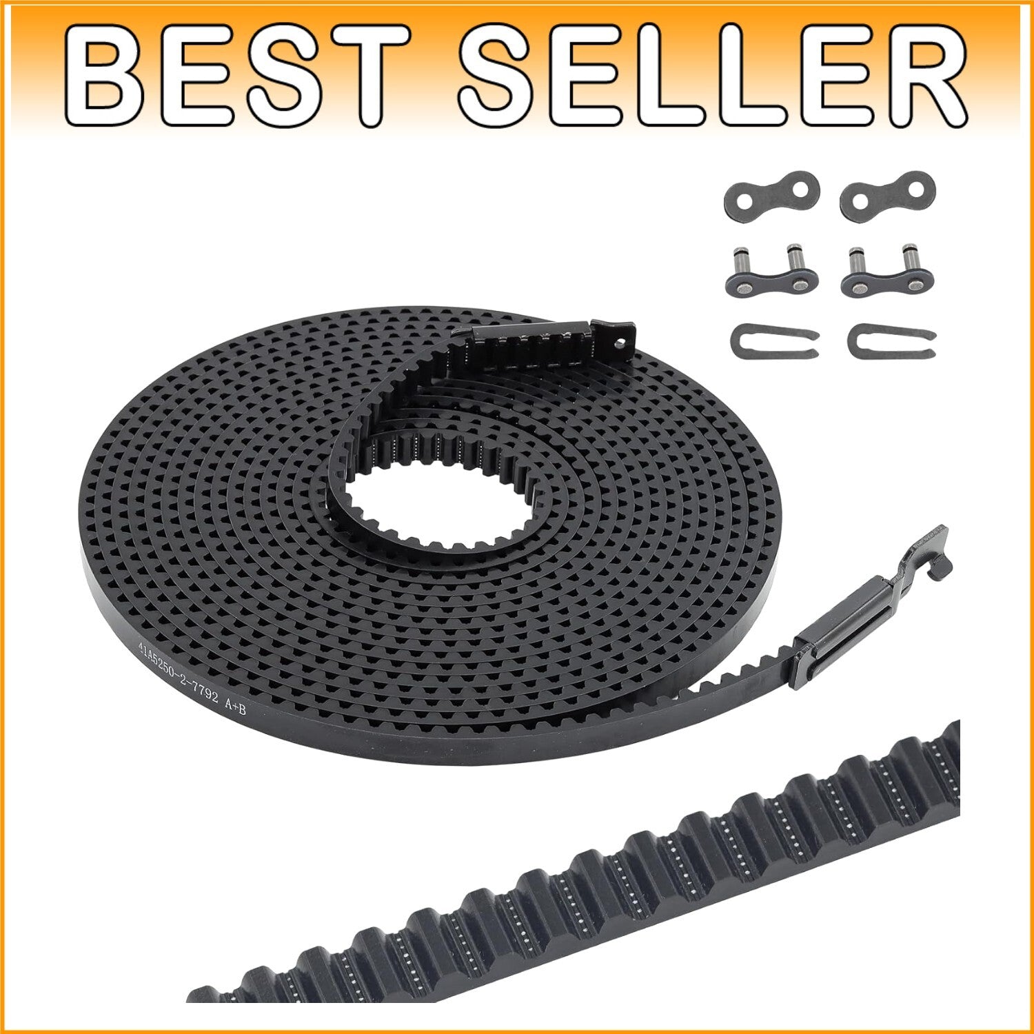 Alloy Steel Drive Belt for 10ft Garage Doors - Smooth Performance & Easy Install
