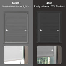 Load image into Gallery viewer, Easy Peel &amp; Stick Blackout Strips - PVC Light Blockers, Ideal for Nurseries