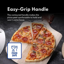 Load image into Gallery viewer, Restaurant-Grade 18" Wooden Pizza Peel with 24" Handle - Sturdy and Lightweight