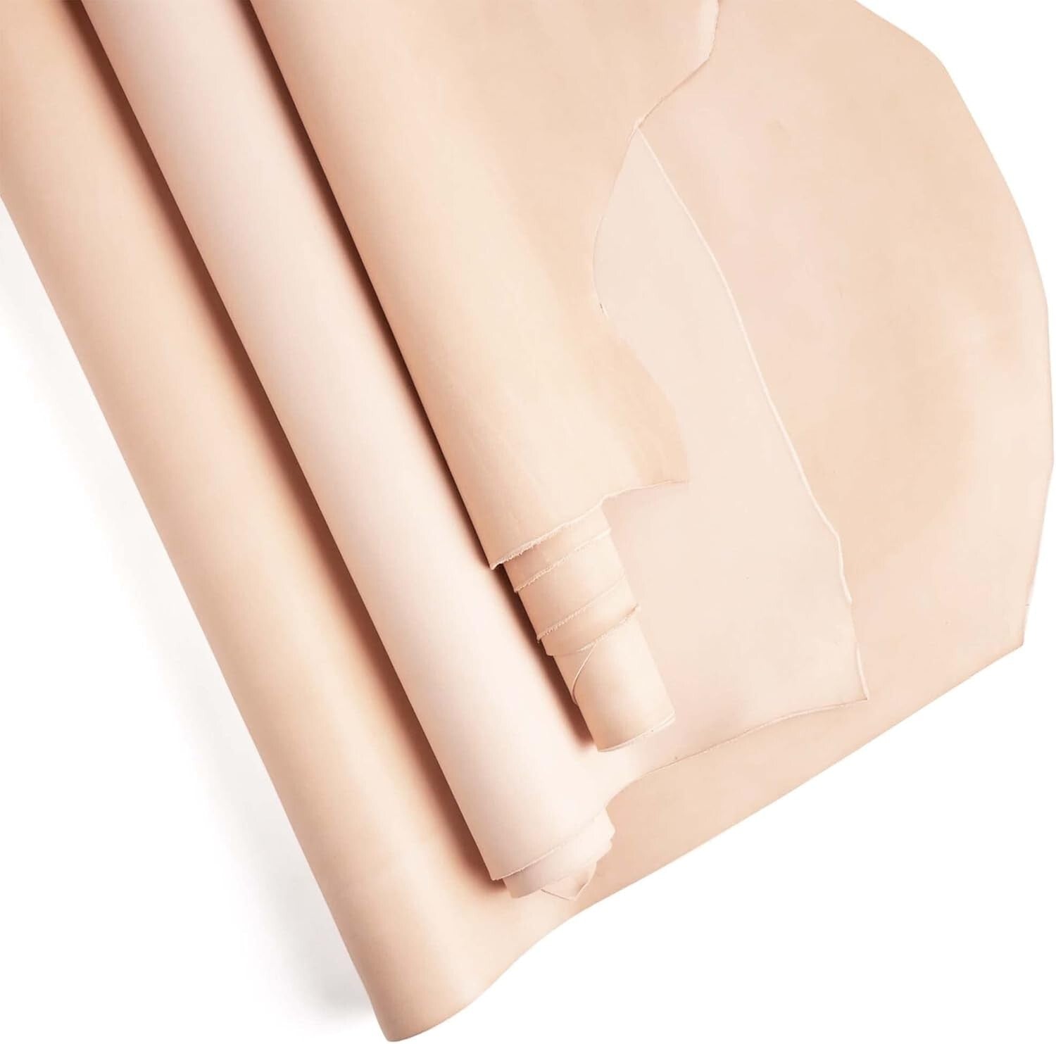 Eco-Friendly 4-6 SQ FT Pre-Cut Cowhide Leather - Perfect for Crafting & Tooling